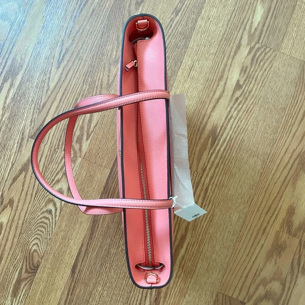 Tory Burch Small Tote - Coral Crush NWT